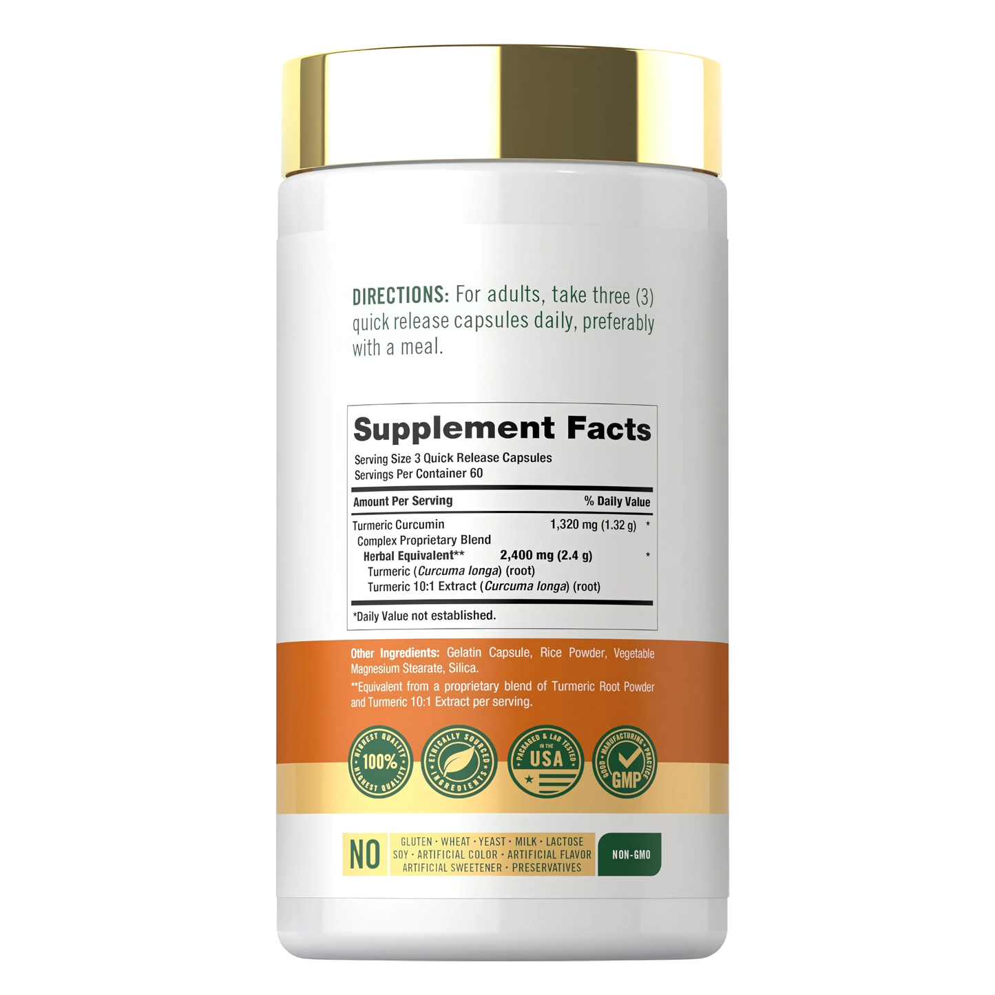 Cúrcuma Complex 2400mg | 180 Cápsulas