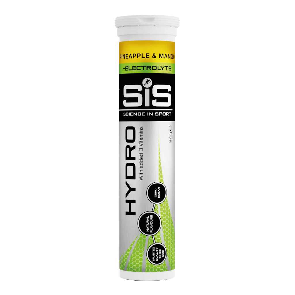 SIS 20 Tabletas Hydro Pineapple/Mango | Electrolitos sin Azúcar
