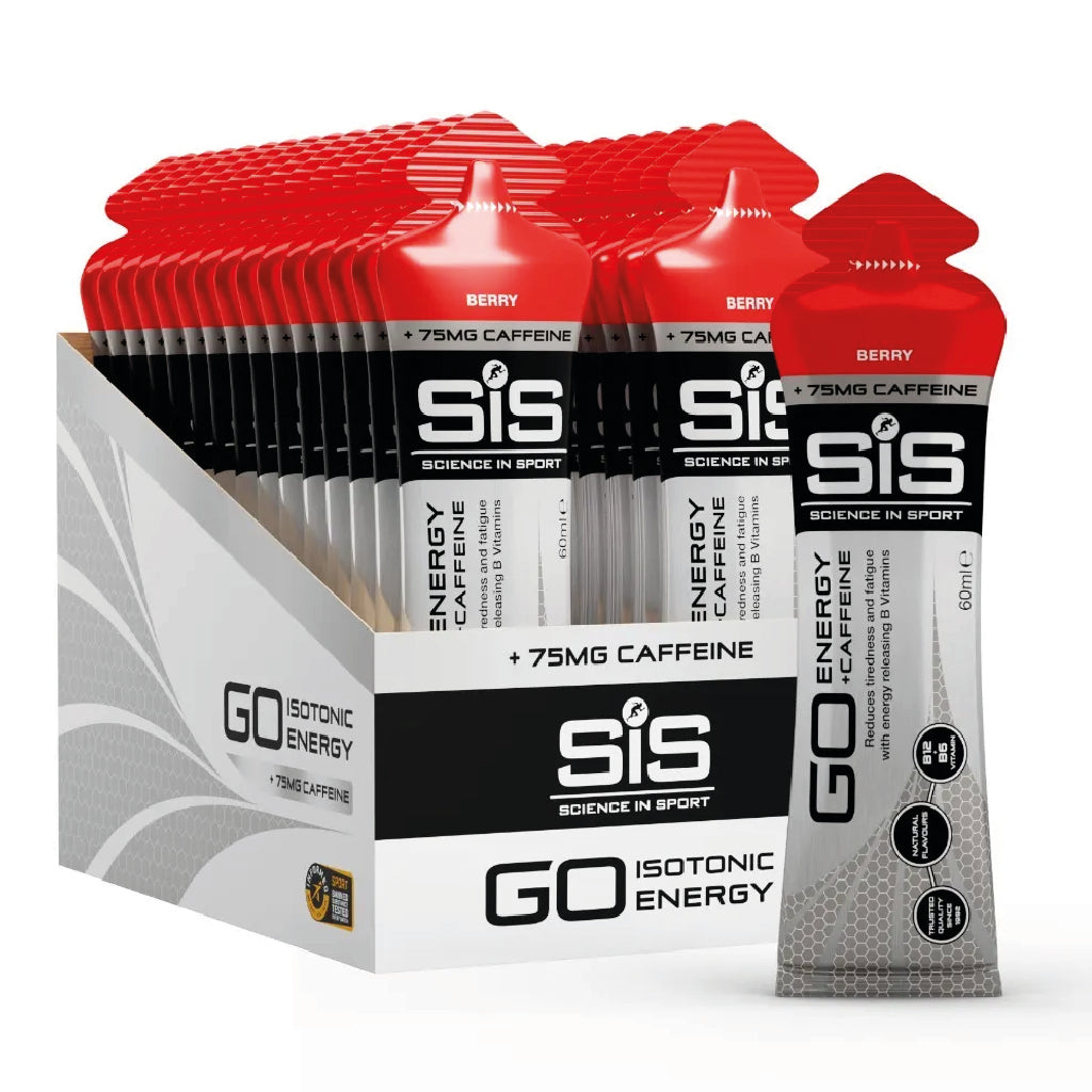 Geles SIS en Costa Rica sabor Berry con cafeína para running y ciclismo.