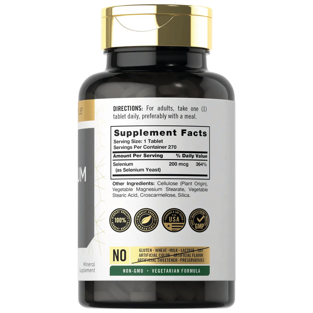Selenio 200mcg | 270 tabletas