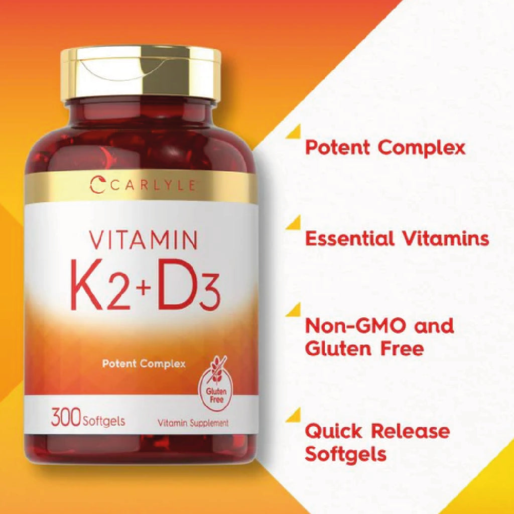 Vitamin K-2 with D-3 | 300 Softgels