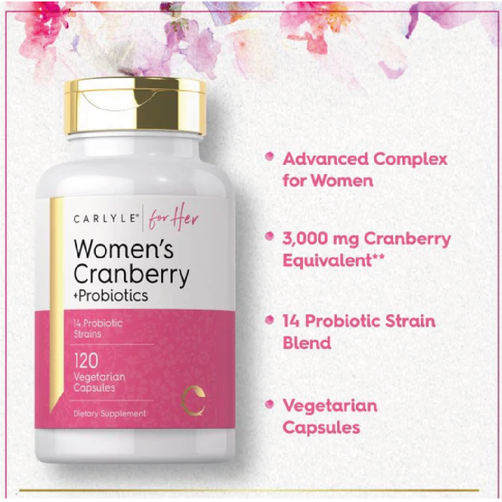 Cranberry Plus Probiotics | 120 Capsules
