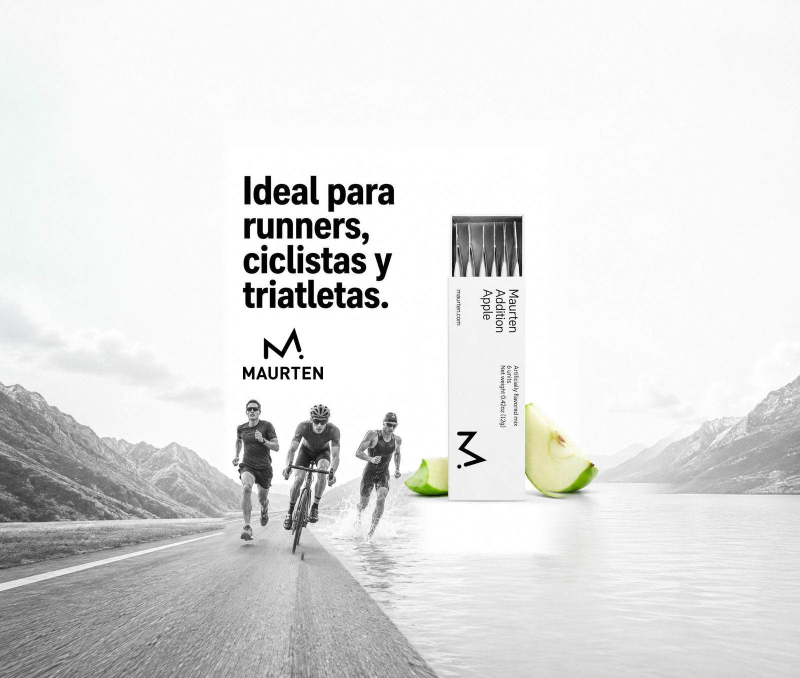 Maurten Addition Apple para runners, ciclistas y triatletas