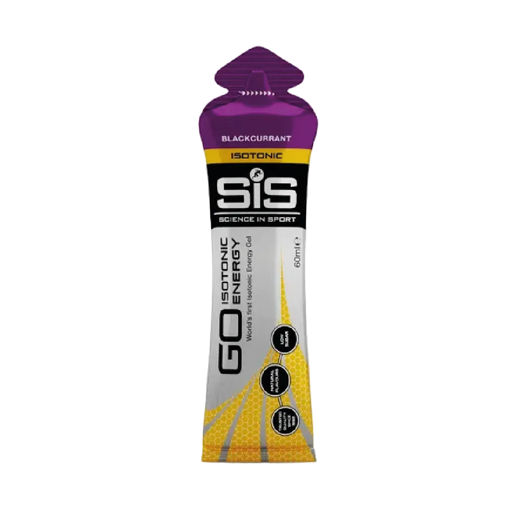 Gel SIS Blackcurrant energético 60 ml, gel isotónico para running, ciclismo y deportes de resistencia.