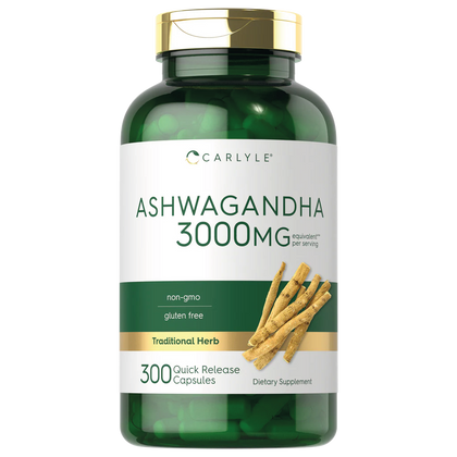 Ashwagandha 3000 mg Carlyle disponible en Costa Rica