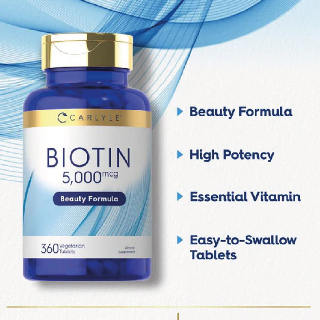 Biotin 5000mcg | 360 Tablets