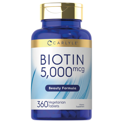 Biotin 5000mcg | 360 Tablets