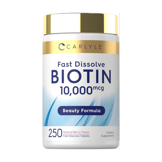 Biotina 10000 mcg de Rápida Disolución Carlyle disponible en Costa Rica