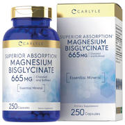 Bisglicinato de Magnesio 665 mg Carlyle disponible en Costa Rica