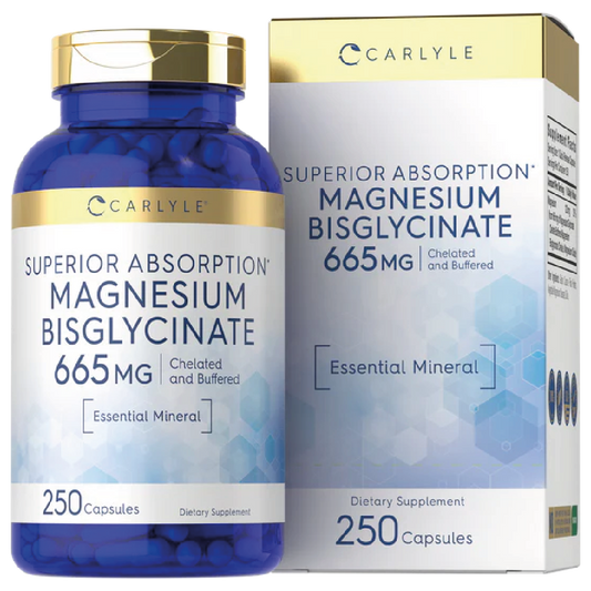 Bisglicinato de Magnesio 665 mg - 250 capsulas