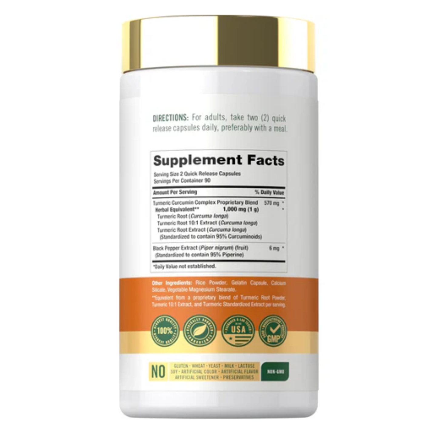 Cúrcuma Complex 1000mg | 180 Capsulas