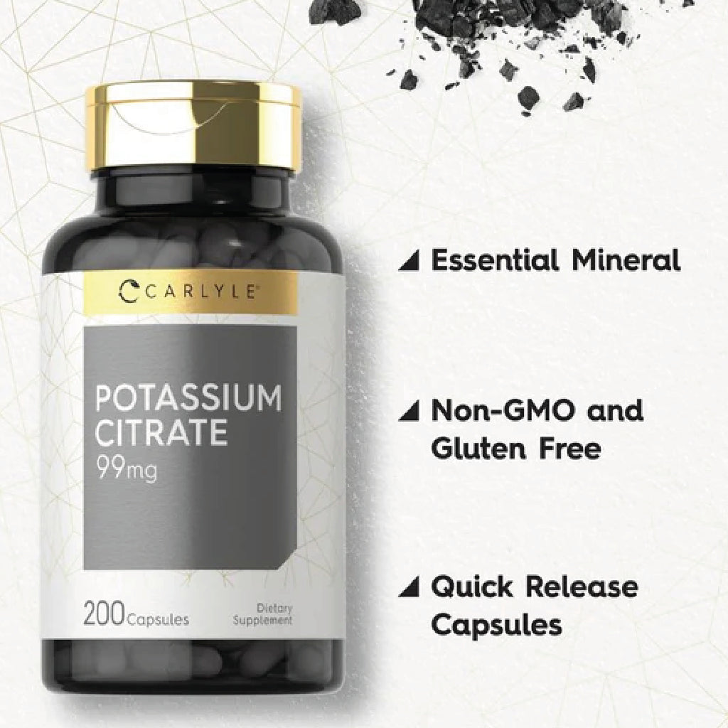 Citrato de potasio 99mg | 200 Capsules