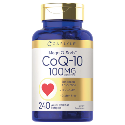 CoQ10 100mg per serving | 240 Softgels