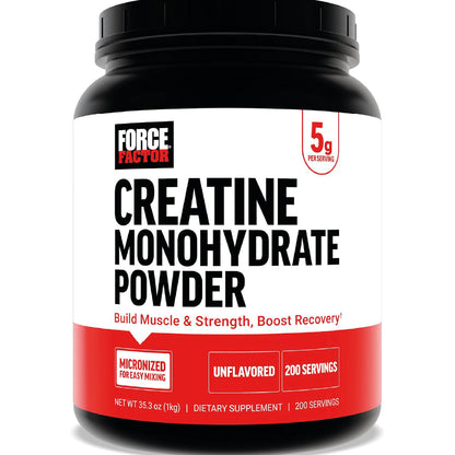 Creatina Monohidrata en Polvo- Force Factor 200 servings | 1 kg