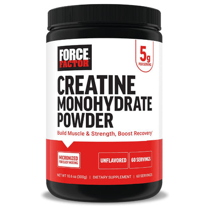 Creatina Monohidrata en polvo - Force Factor 60 servings | 300 gr