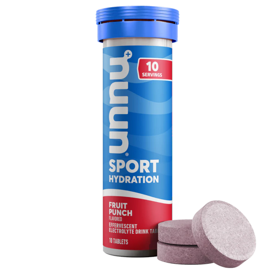 Nuun Sport Fruit Punch, tubo de 10 tabletas efervescentes con electrolitos