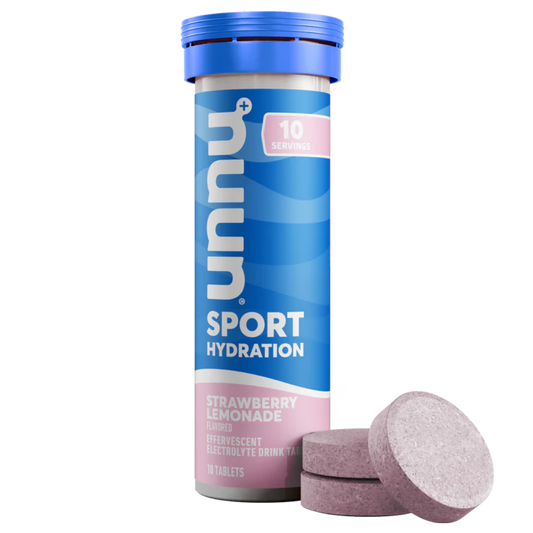 Nuun Sport Strawberry Lemonade, tubo de 10 tabletas efervescentes con electrolitos