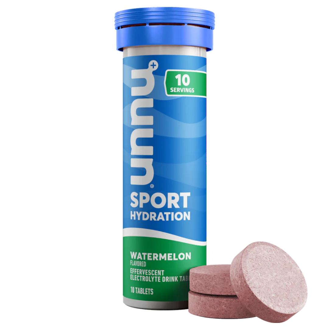 Nuun Sport Watermelon, tubo de 10 tabletas efervescentes con electrolitos