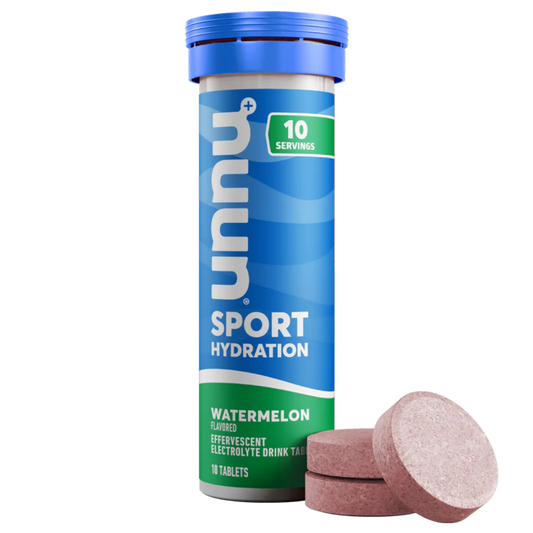 Nuun Sport Watermelon, tubo de 10 tabletas efervescentes con electrolitos