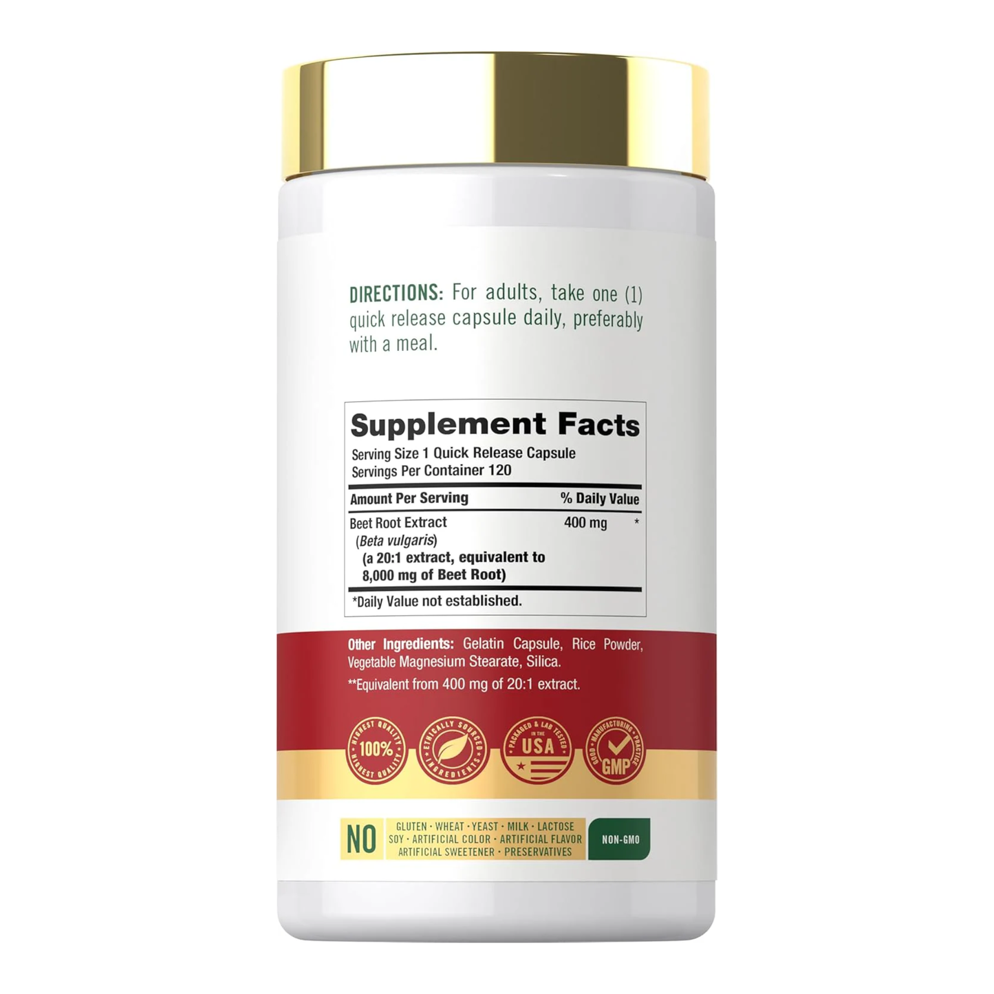Extracto de Remolacha 8000 mg | 120 Capsules