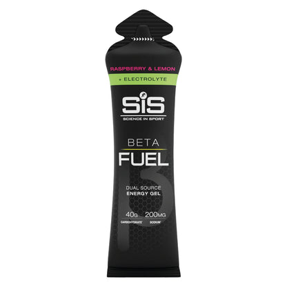 Gel SIS Beta Fuel  Costa Rica con electrolitos Raspberry Lemon para running y ciclismo