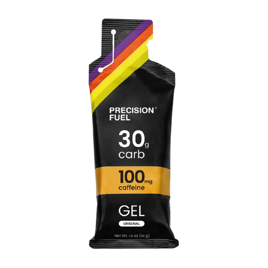 Gel Precision PF 30 con 30 g de carbohidratos y 100 mg de cafeína