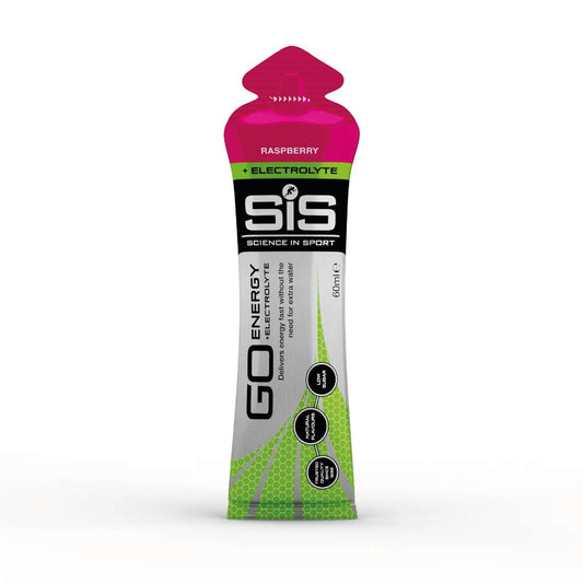 Gel Energético SIS con Electrolitos Frambuesa 60ml para correr y ciclismo en Costa Rica