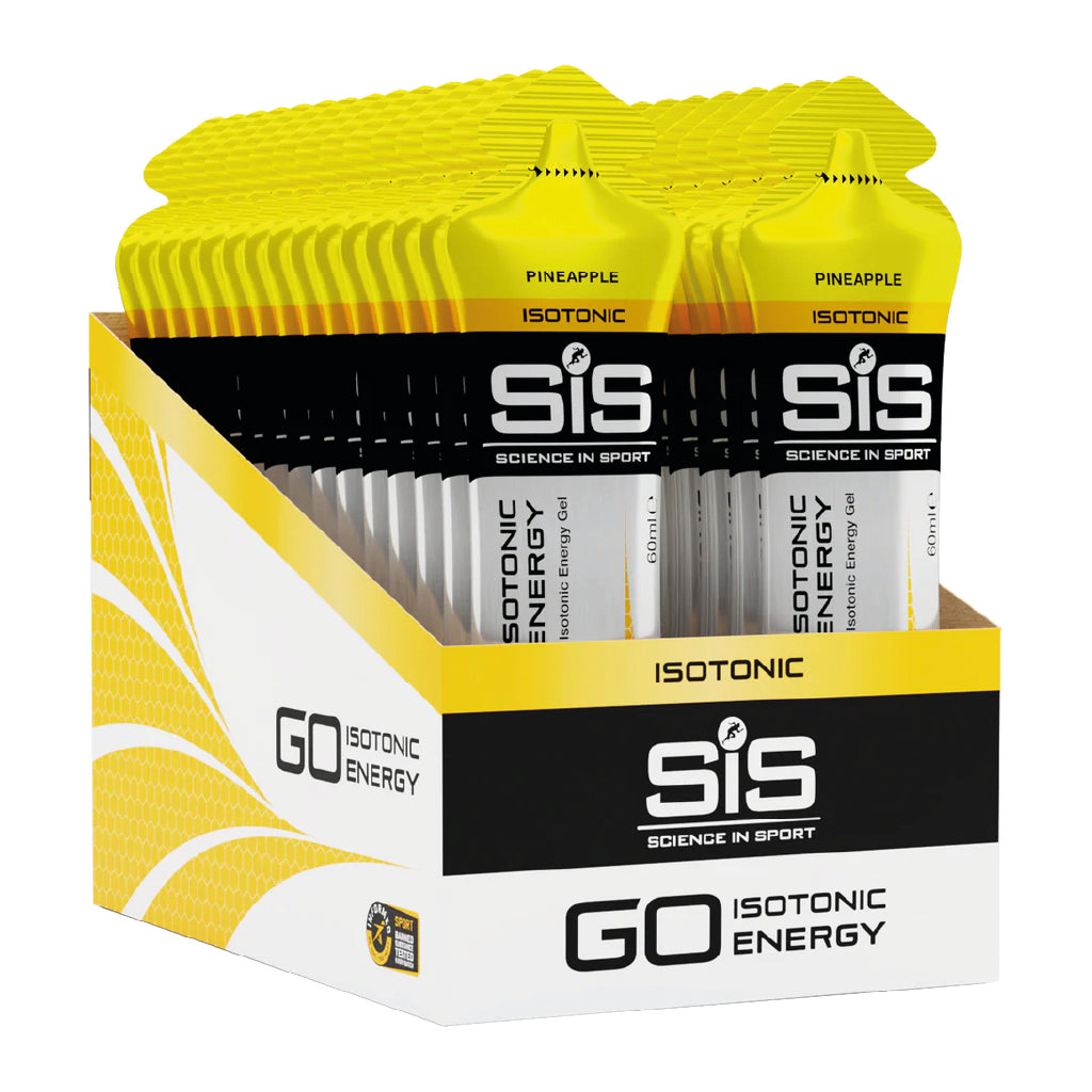 Geles SIS en Costa Rica sabor Pineapple para energía durante entrenamientos largos.