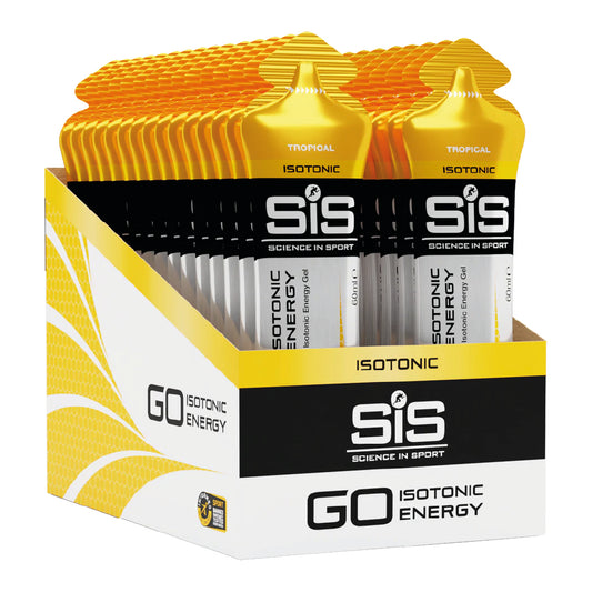 Geles SIS Costa Rica sabor Tropical para energía durante entrenamientos largos