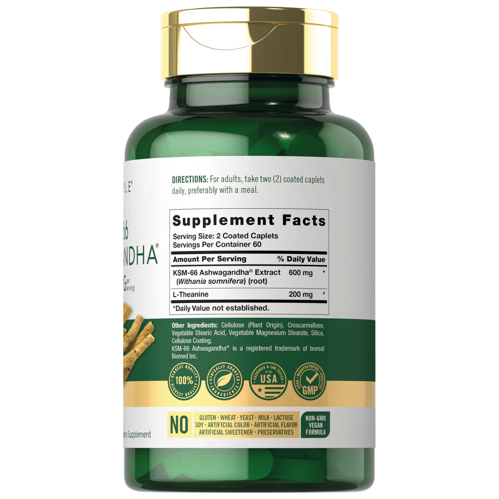 KSM-66 Ashwagandha 600mg | 120 Tabletas