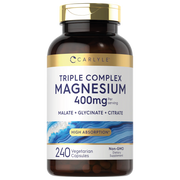 Magnesio Triple Complex 400 mg Carlyle disponible en Costa Rica