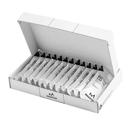 Gel Maurten 100 Caf 100 con cafeína caja de 12 geles energéticos para running y ciclismo