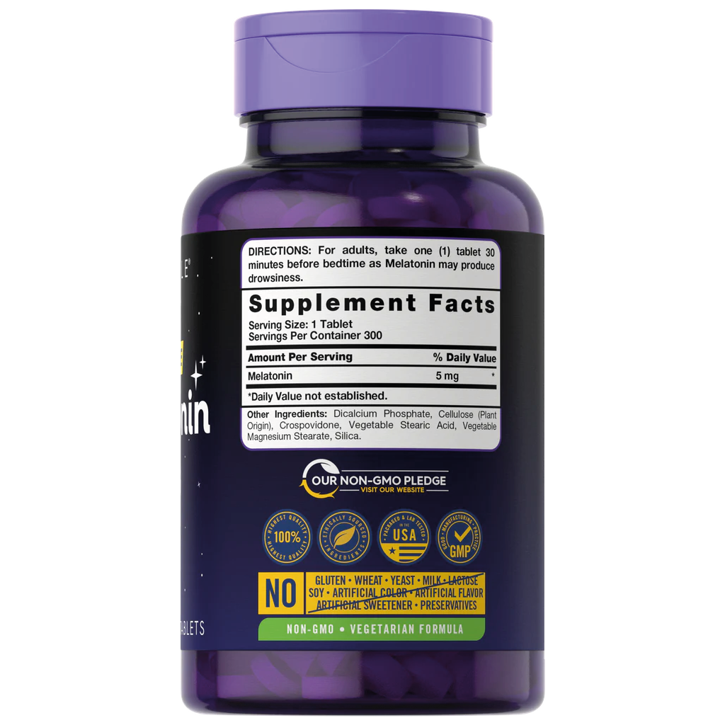 Melatonina 5 mg - 300 capsulas