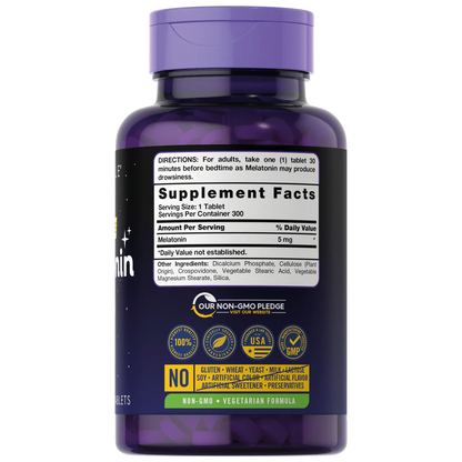 Melatonina 5 mg - 300 capsulas