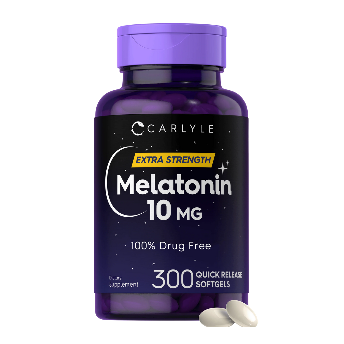 Melatonina 10 mg Carlyle | 300 cápsulas blandas