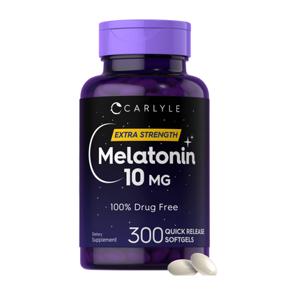 Melatonina 10 mg Carlyle | 300 cápsulas blandas