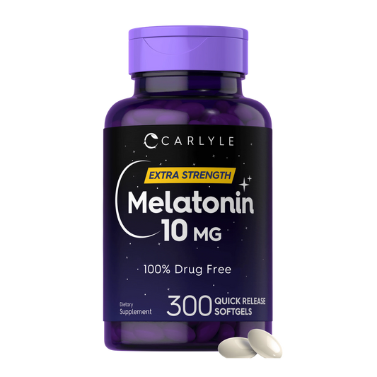 Melatonina 10 mg Carlyle | 300 cápsulas blandas