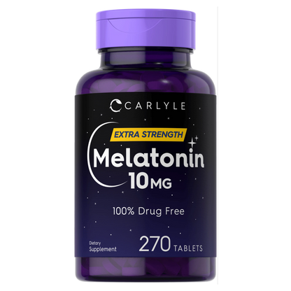 Melatonina 10 mg Carlyle con L-Teanina 270 tabletas en Costa Rica