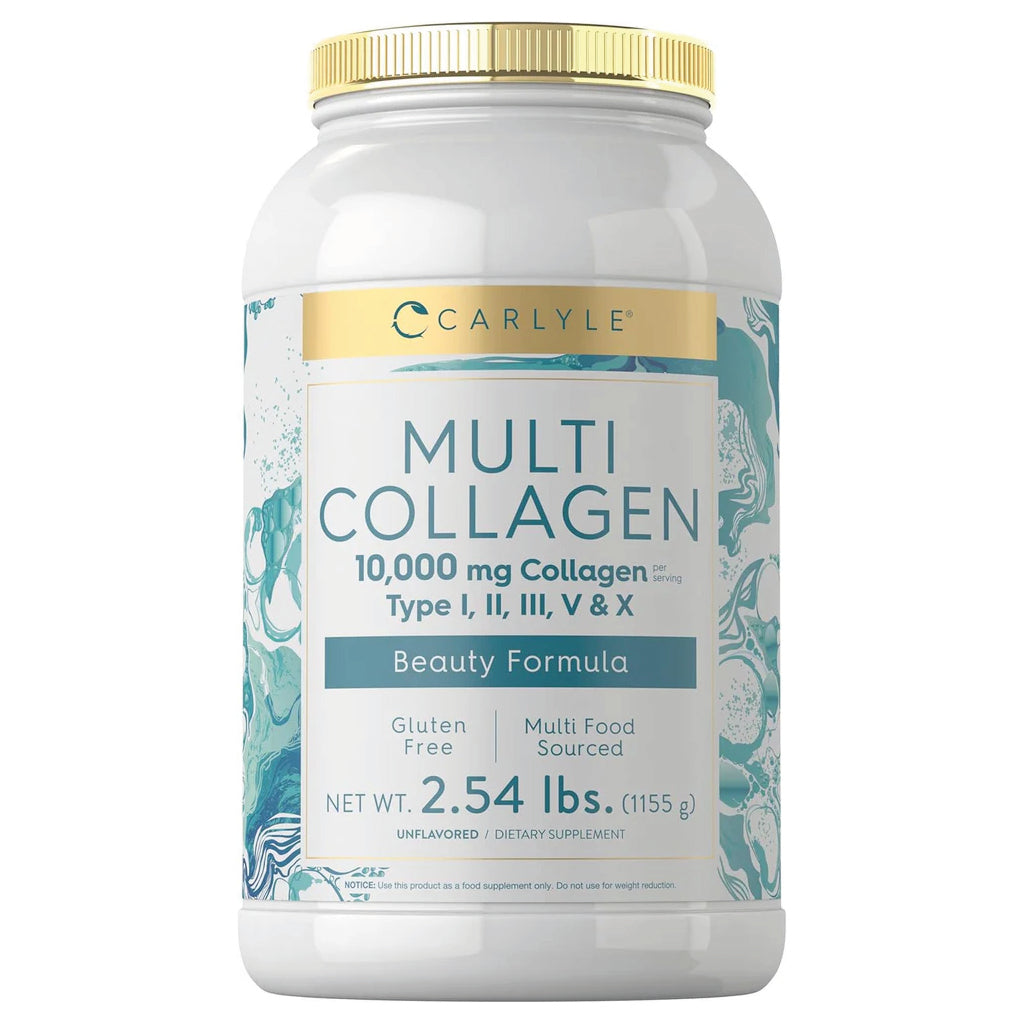 Multi Colágeno 10000 mg de Carlyle en polvo suplemento para piel y articulaciones en Costa Rica