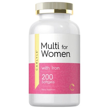 Multivitamínico para Mujer con Hierro Carlyle disponible en Costa Rica