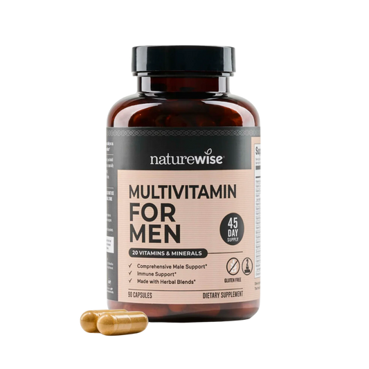Multivitamínico para hombre NatureWise de 90 cápsulas