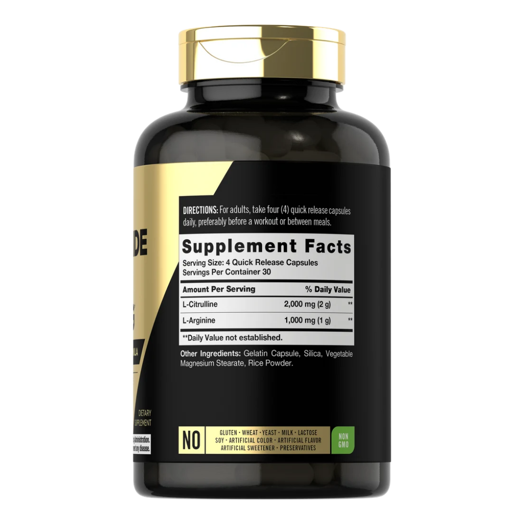 Óxido Nítrico Carlyle 3000 mg | 120 cápsulas