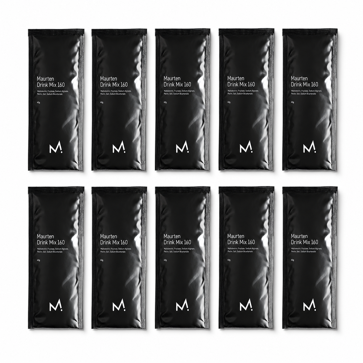 Pack Maurten Drink Mix 160 Endurance 10 unidades bebida de carbohidratos para running ciclismo y triatlón en Costa Rica.