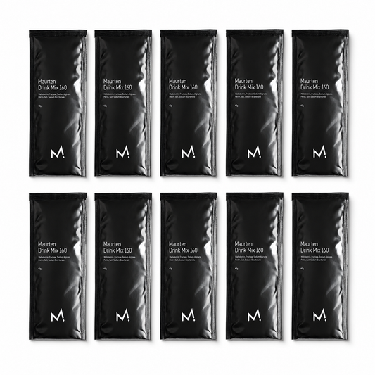 Pack Maurten Drink Mix 160 Endurance 10 unidades bebida de carbohidratos para running ciclismo y triatlón en Costa Rica.