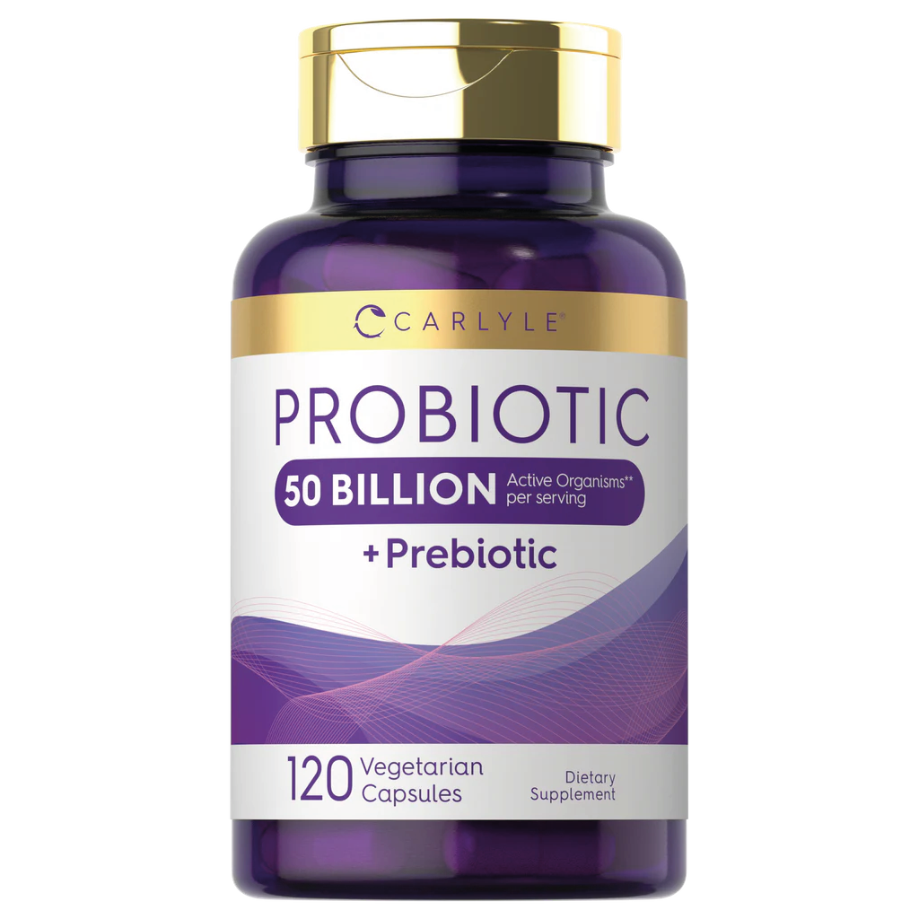 Prebiotic & Probiotic 50 Billion CFU per serving | 120 Capsules