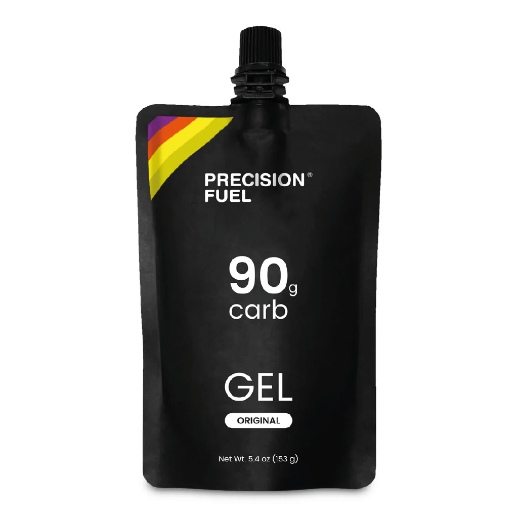 Gel energético Precision PF 90 para correr y maratón con 90 g de carbohidratos en pouch resellable
