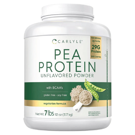 Proteína vegana de guisante Carlyle 79 servings con 29 gramos de proteína por porción en Costa Rica