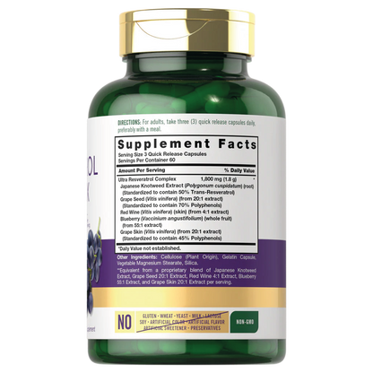 Resveratrol 1800 mg