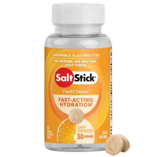 SaltStick FastChews Naranja | 60 tabletas masticables