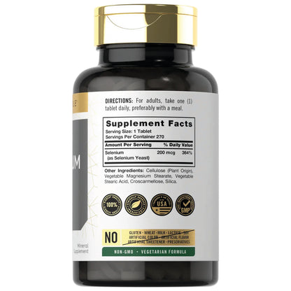 Selenio 200mcg | 270 tabletas